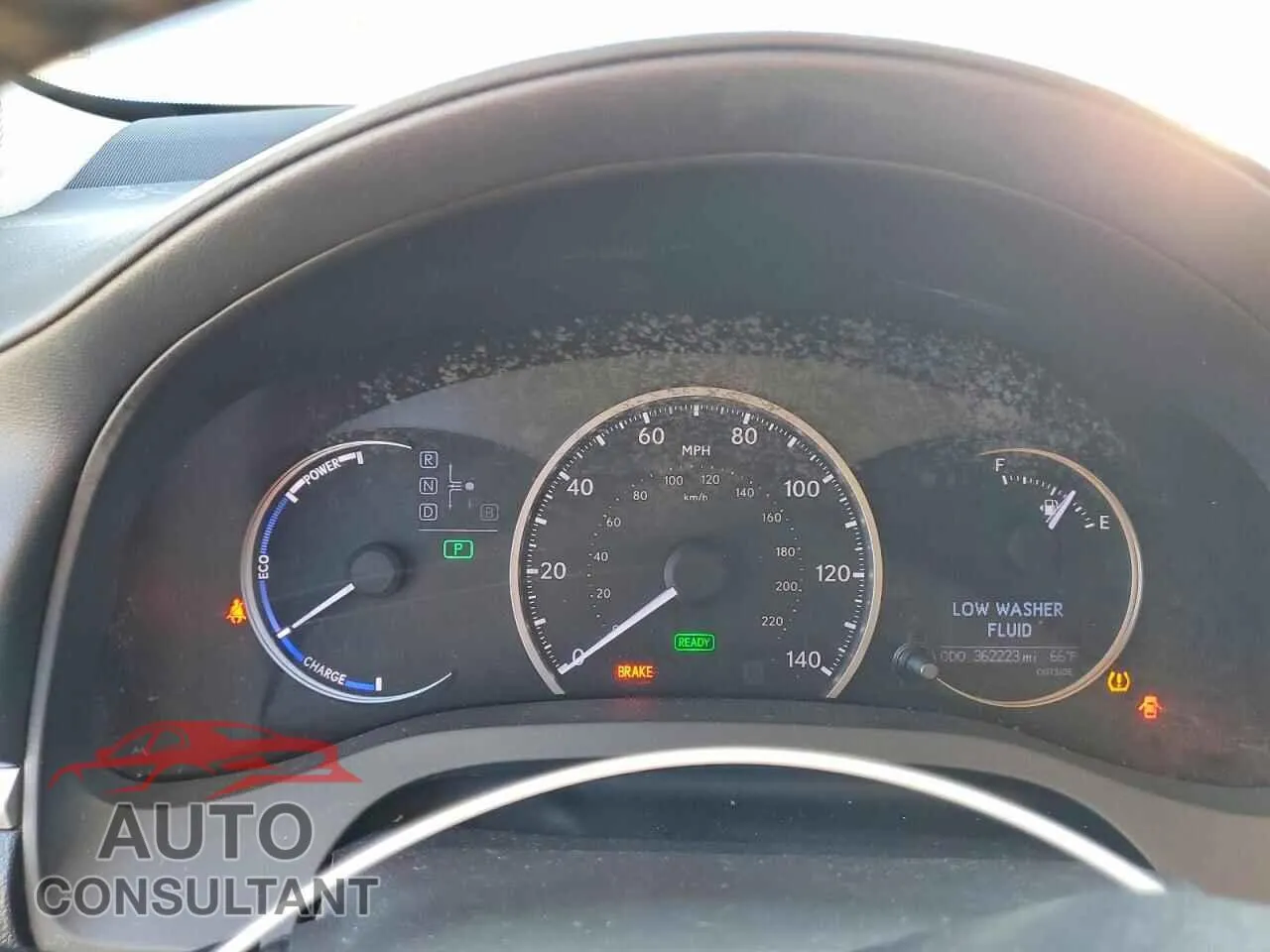 2013 LEXUS CT 200 Damaged VIN JTHKD5BH4D2157603 – trunk area