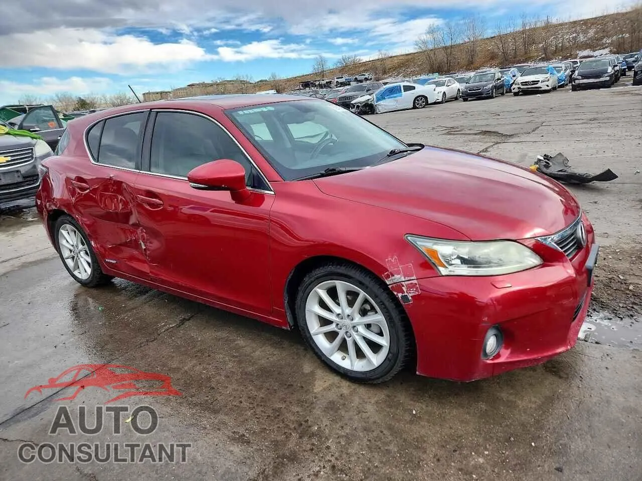 2011 LEXUS CT 200 Damaged VIN JTHKD5BH7B2039624 – dashboard