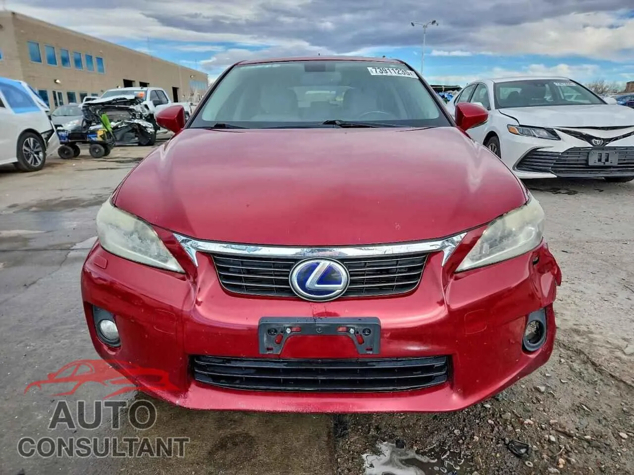 2011 LEXUS CT 200 Damaged VIN JTHKD5BH7B2039624 – interior seats