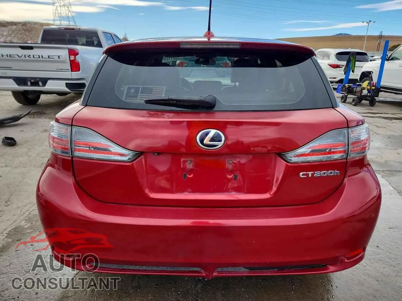 2011 LEXUS CT 200 Damaged VIN JTHKD5BH7B2039624 – engine bay
