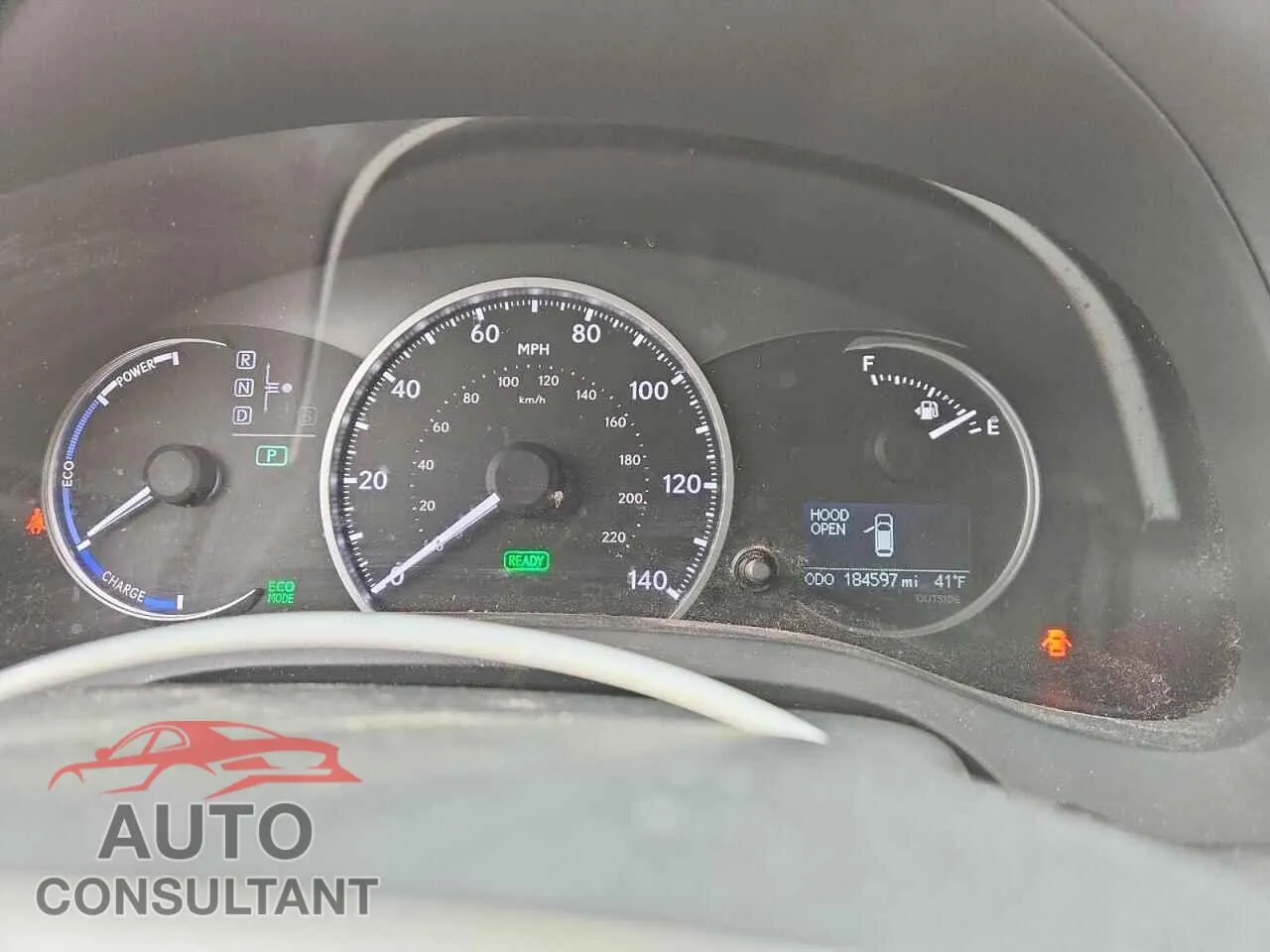 2011 LEXUS CT 200 Damaged VIN JTHKD5BH7B2039624 – trunk area