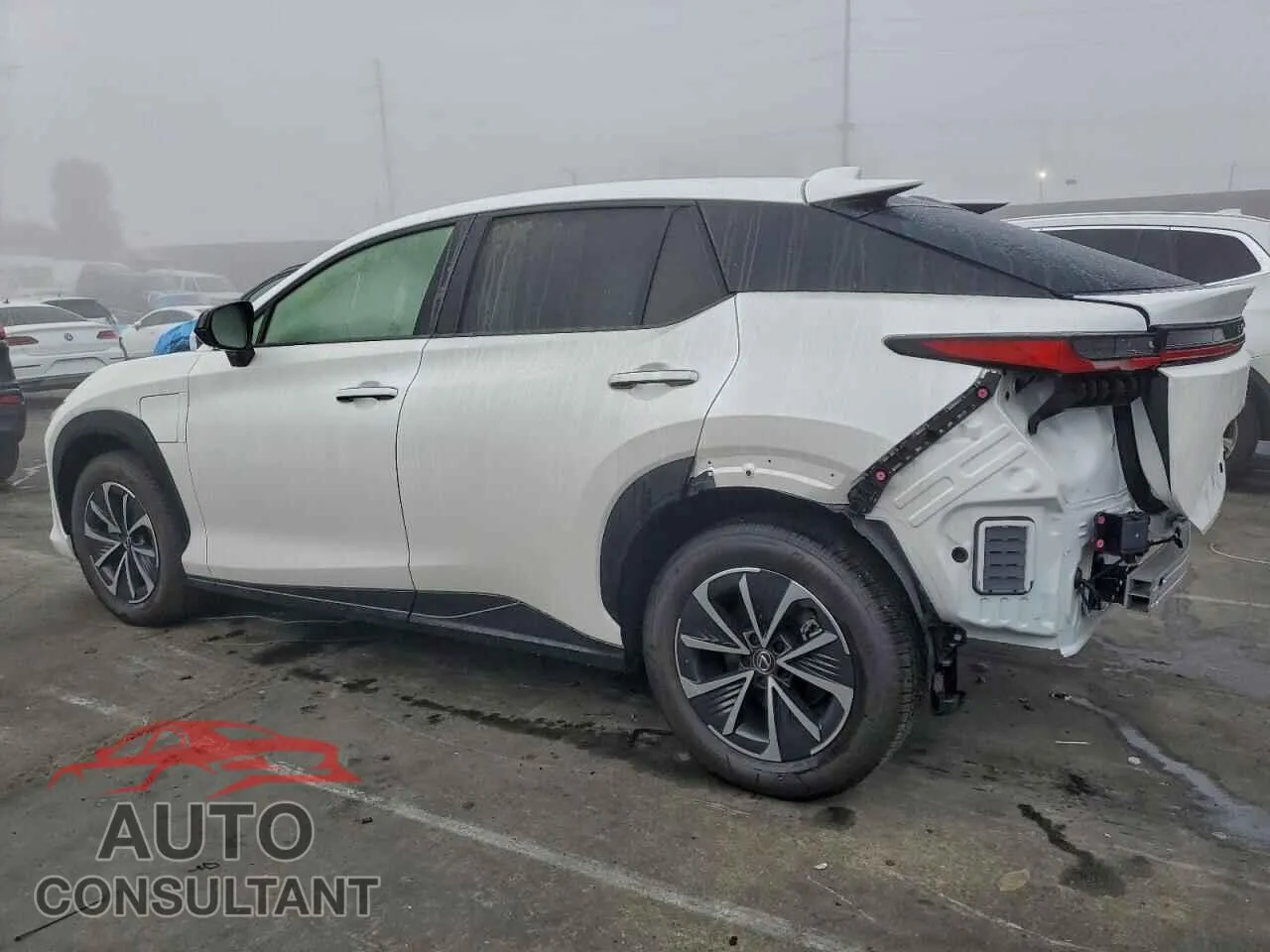 2025 LEXUS RZ 300E Damaged VIN JTJABABBXSA012413 – rear exterior