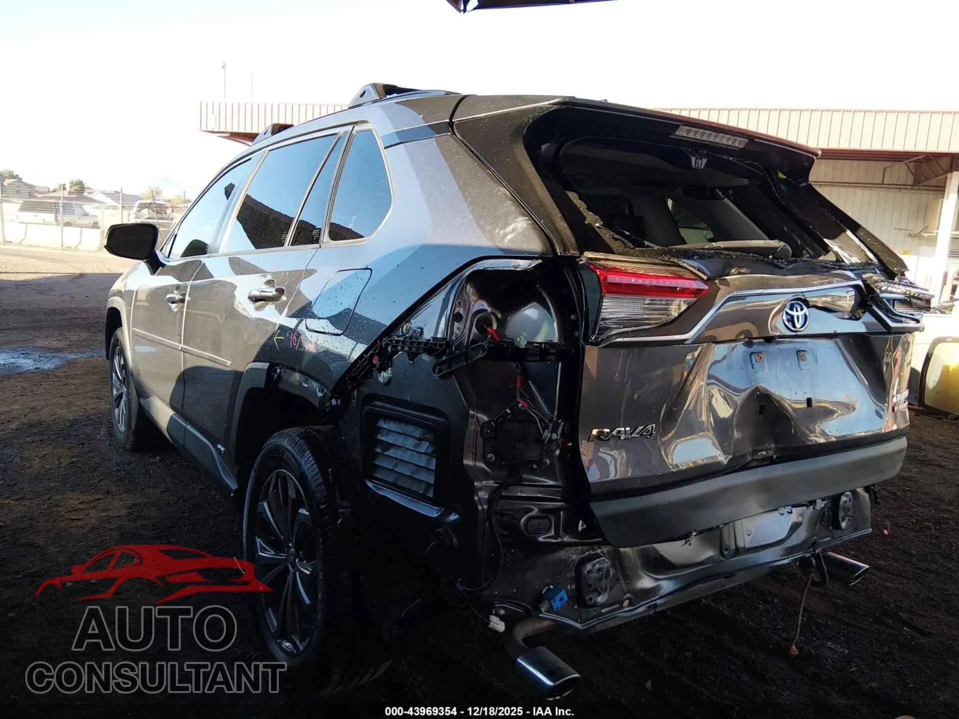 2022 TOYOTA RAV4 HYBRID Damaged VIN JTMD6RFV0ND064093 – side profile