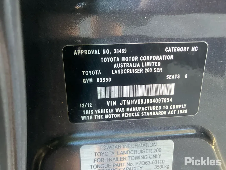 2012 Toyota Landcruiser