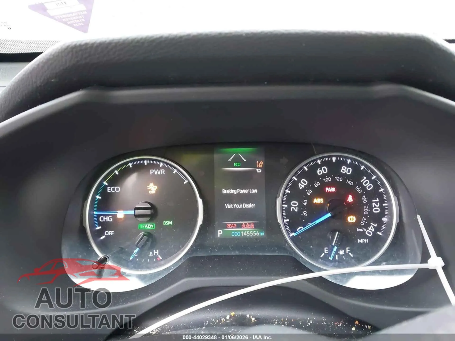 2019 TOYOTA RAV4 HYBRID Damaged VIN JTMMWRFV0KD013334 – exterior detail