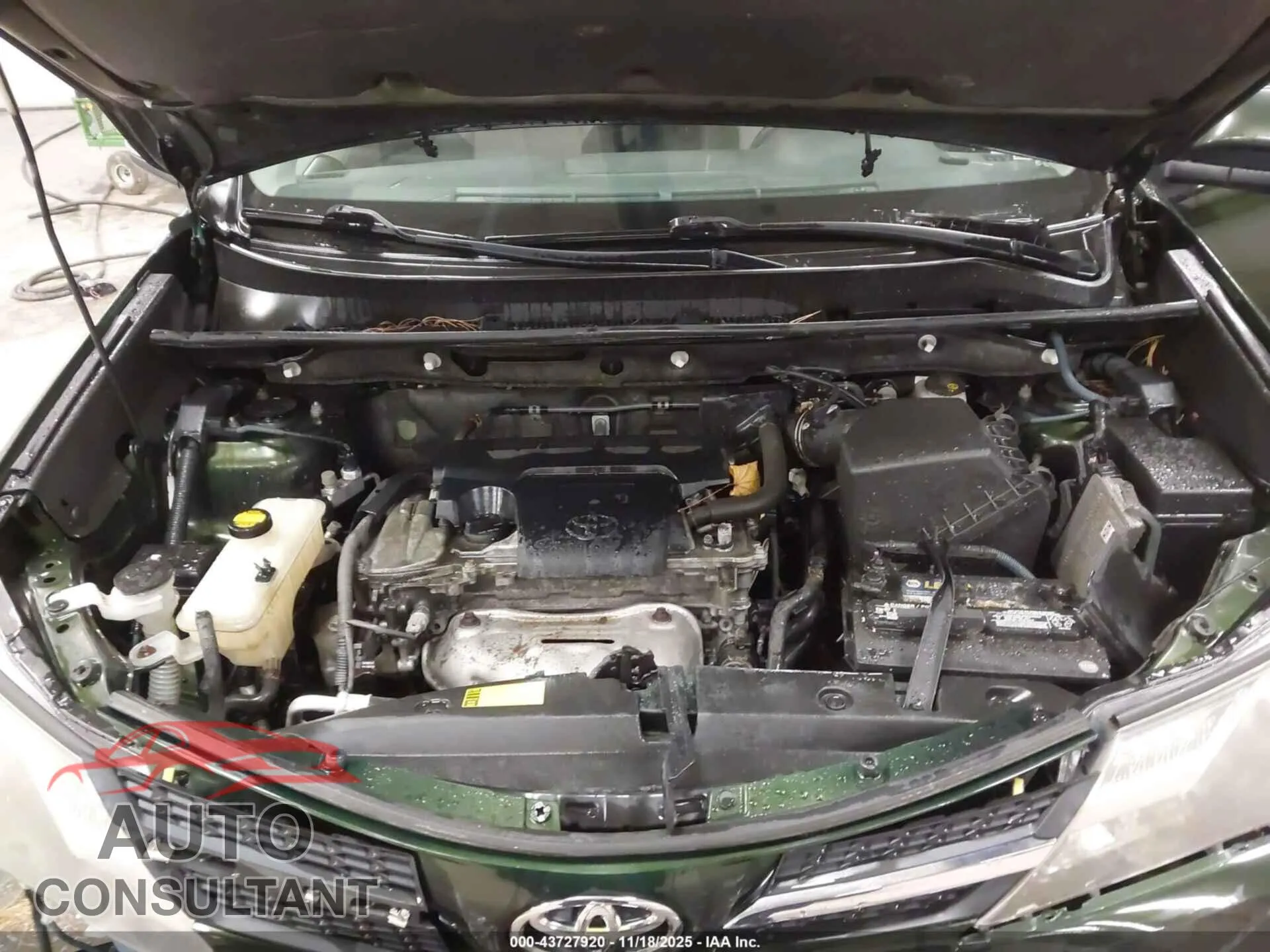 2013 TOYOTA RAV4 Damaged VIN JTMRFREV5DD004364 – odometer reading