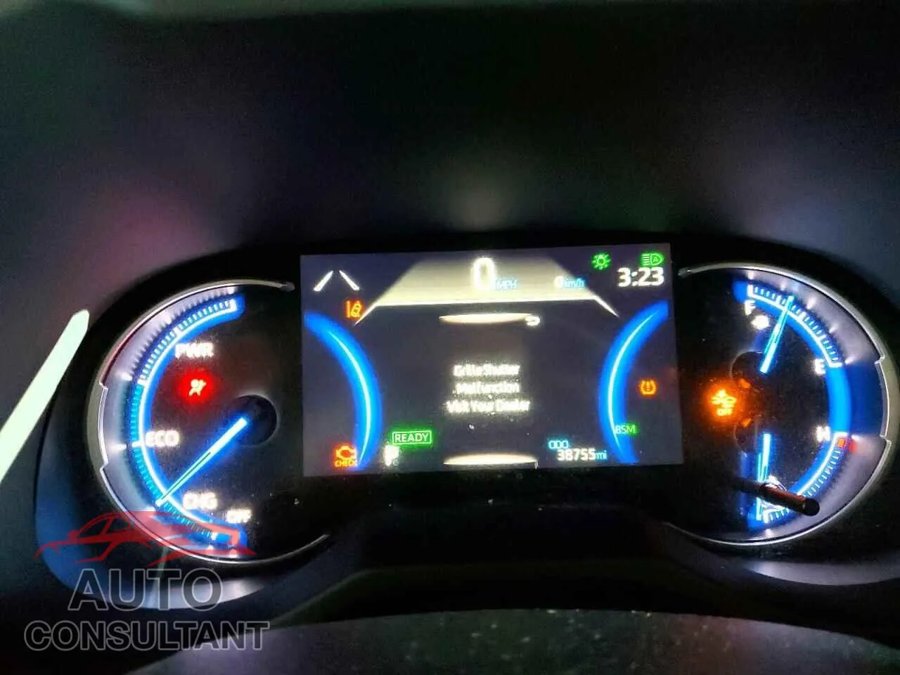 2023 TOYOTA RAV4 Damaged VIN JTMRWRFV2PD201253 – trunk area