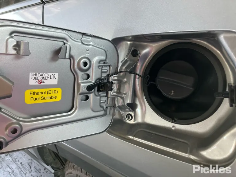 2025 Toyota RAV4 Damaged VIN JTMY23FV00D200676 – trunk area