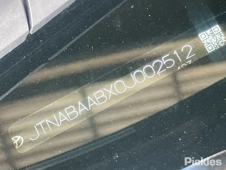 2023 Toyota Corolla Cross Used VIN JTNABAABX0J002512 – trunk area