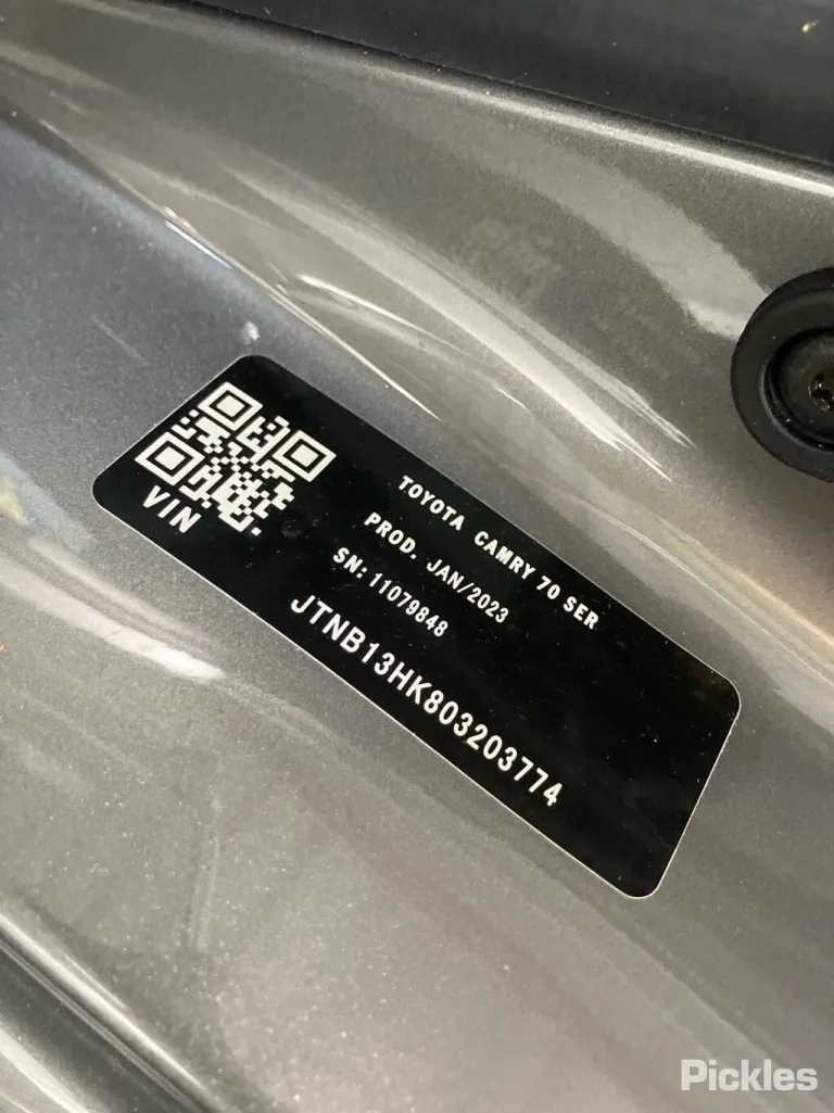 2023 Toyota Camry Damaged VIN JTNB13HK803203774 – exterior detail