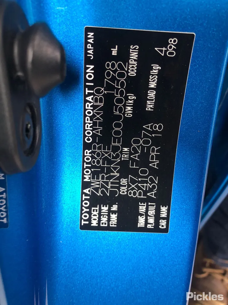 2018 Toyota Corolla Used VIN JTNKN3JE00J505502 – photo 19