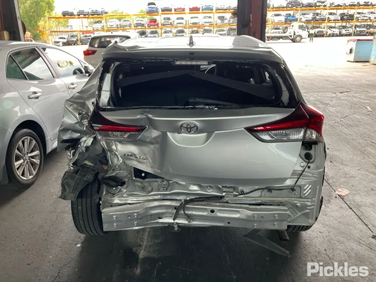 2016 Toyota Corolla Damaged VIN JTNKU3JE50J108502 – odometer reading