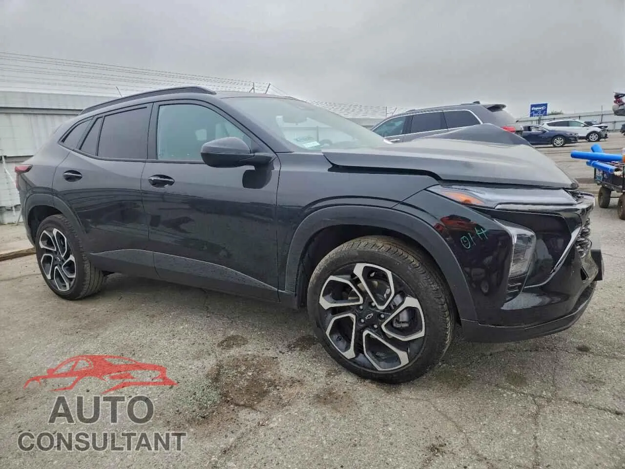 2025 CHEVROLET TRAX 2RS Damaged VIN KL77LJEP7SC278782 – dashboard