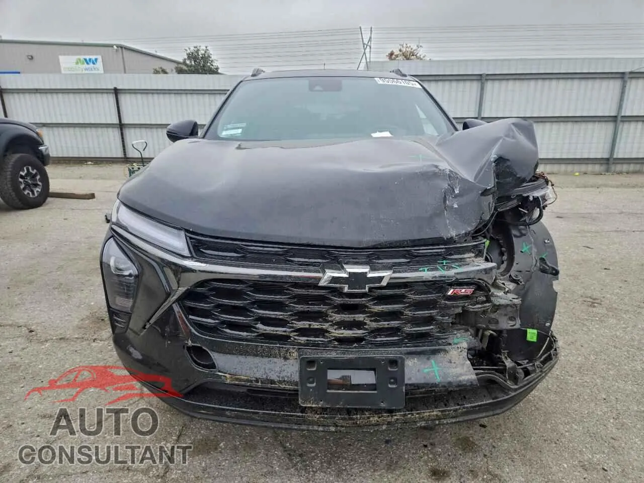 2025 CHEVROLET TRAX 2RS Damaged VIN KL77LJEP7SC278782 – interior seats