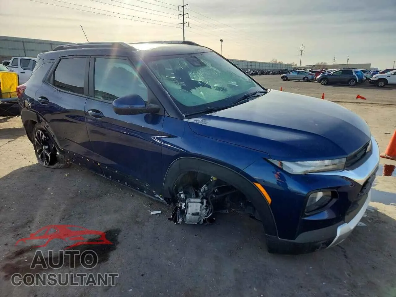 2022 CHEVROLET TRAILBLZR Damaged VIN KL79MPSL3NB056471 – dashboard