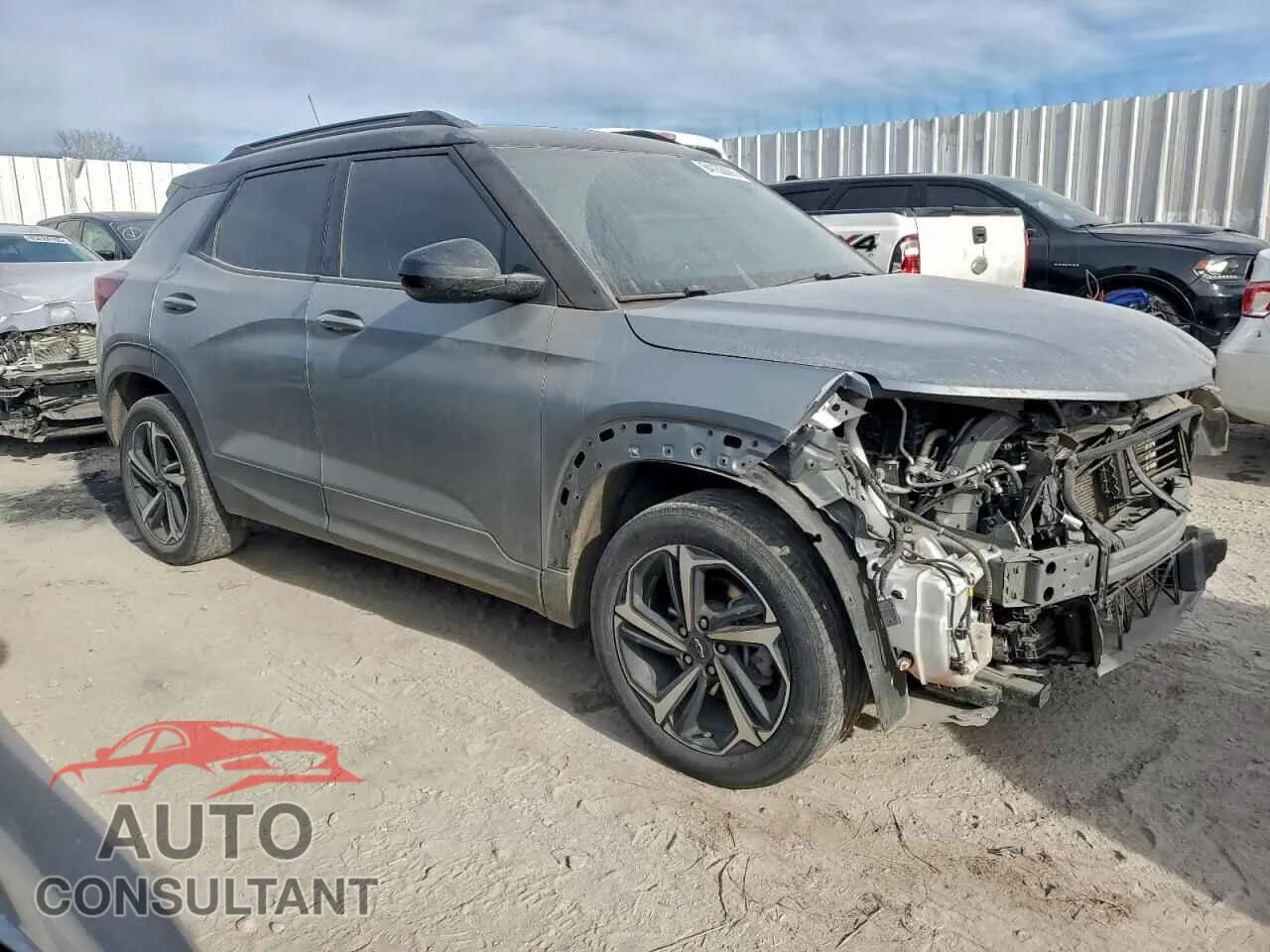 2023 CHEVROLET TRAILBLZR Damaged VIN KL79MUSLXPB201975 – dashboard