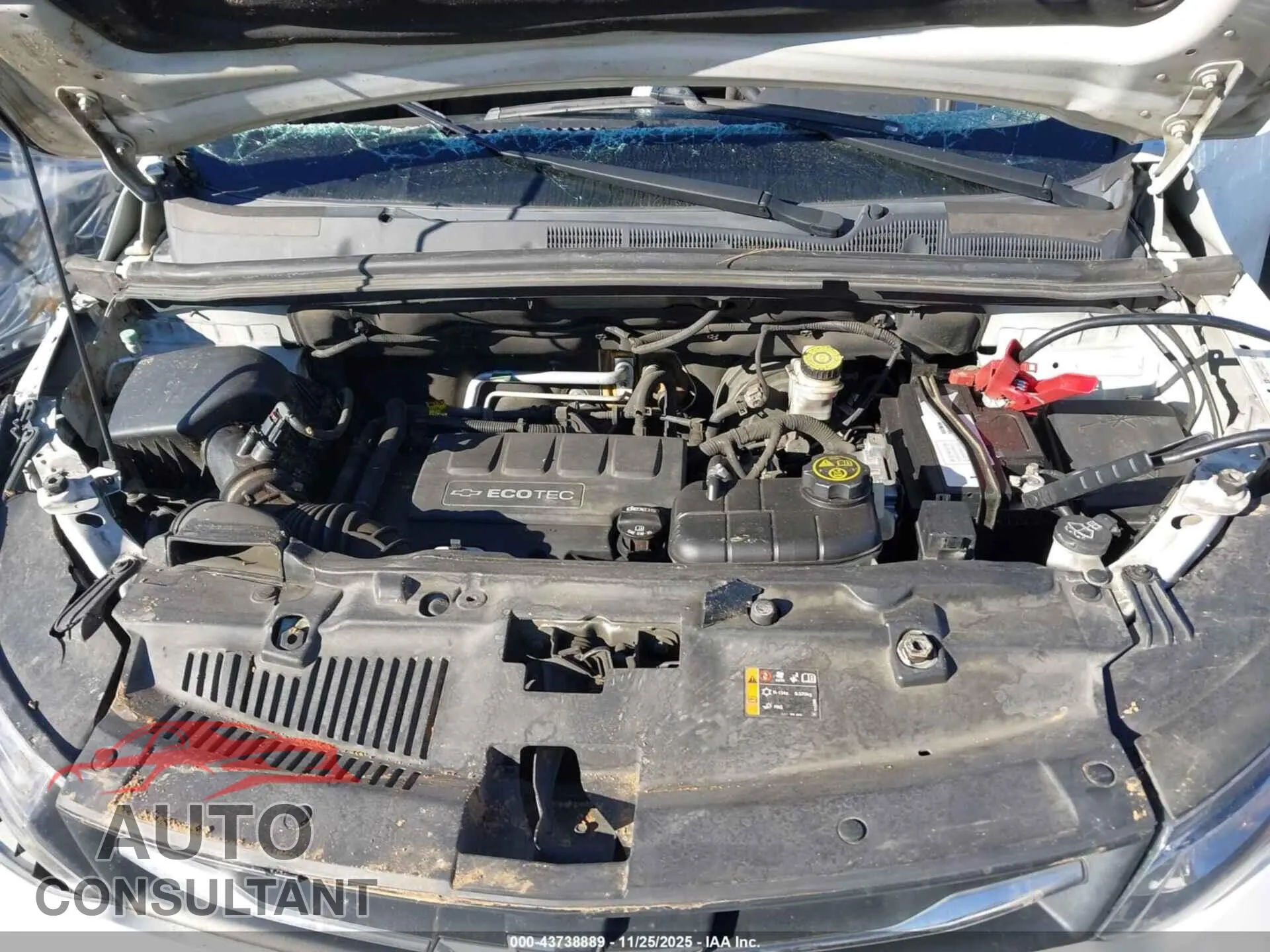 2018 CHEVROLET TRAX Damaged VIN KL7CJKSB5JB720515 – odometer reading