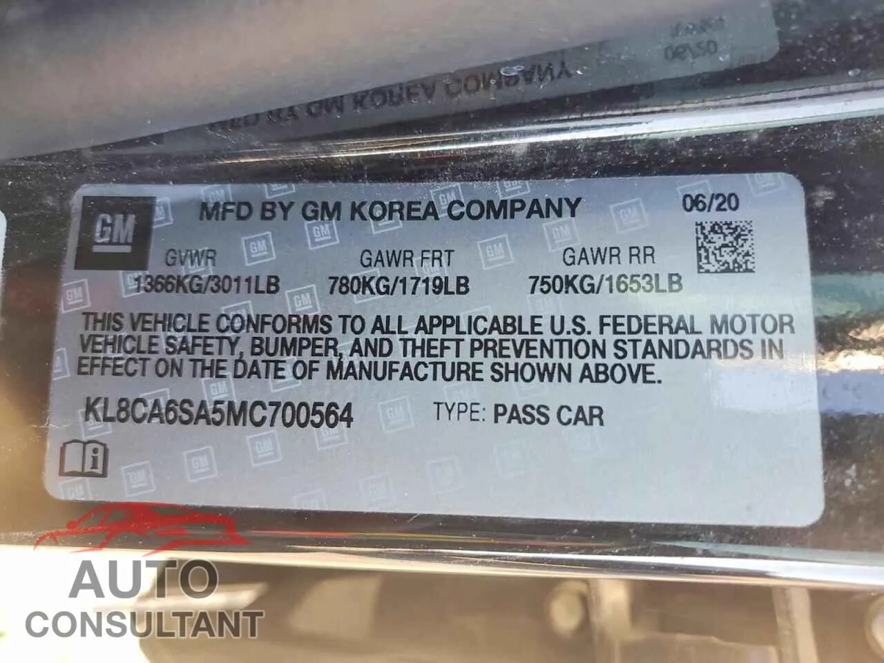 2021 CHEVROLET SPARK Damaged VIN KL8CA6SA5MC700564 – photo 12 2021 CHEVROLET SPARK Damaged VIN KL8CA6SA5MC700564 – photo 12