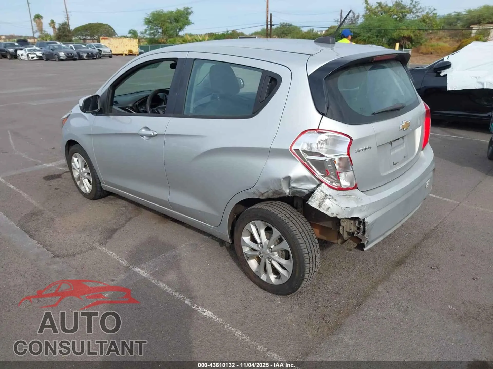 2020 CHEVROLET SPARK Damaged VIN KL8CD6SAXLC428602 – side profile 2020 CHEVROLET SPARK Damaged VIN KL8CD6SAXLC428602 – side profile