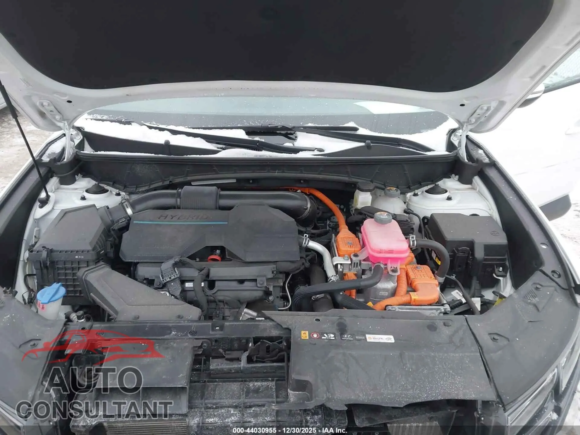 2024 HYUNDAI TUCSON HYBRID Damaged VIN KM8JCCD10RU175544 – odometer reading