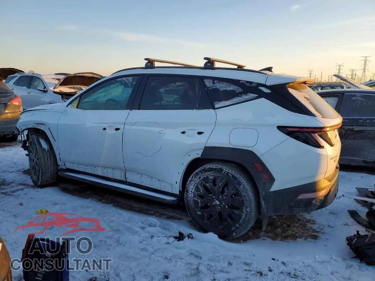2023 HYUNDAI TUCSON Damaged VIN KM8JFCAE9PU177093 – rear exterior