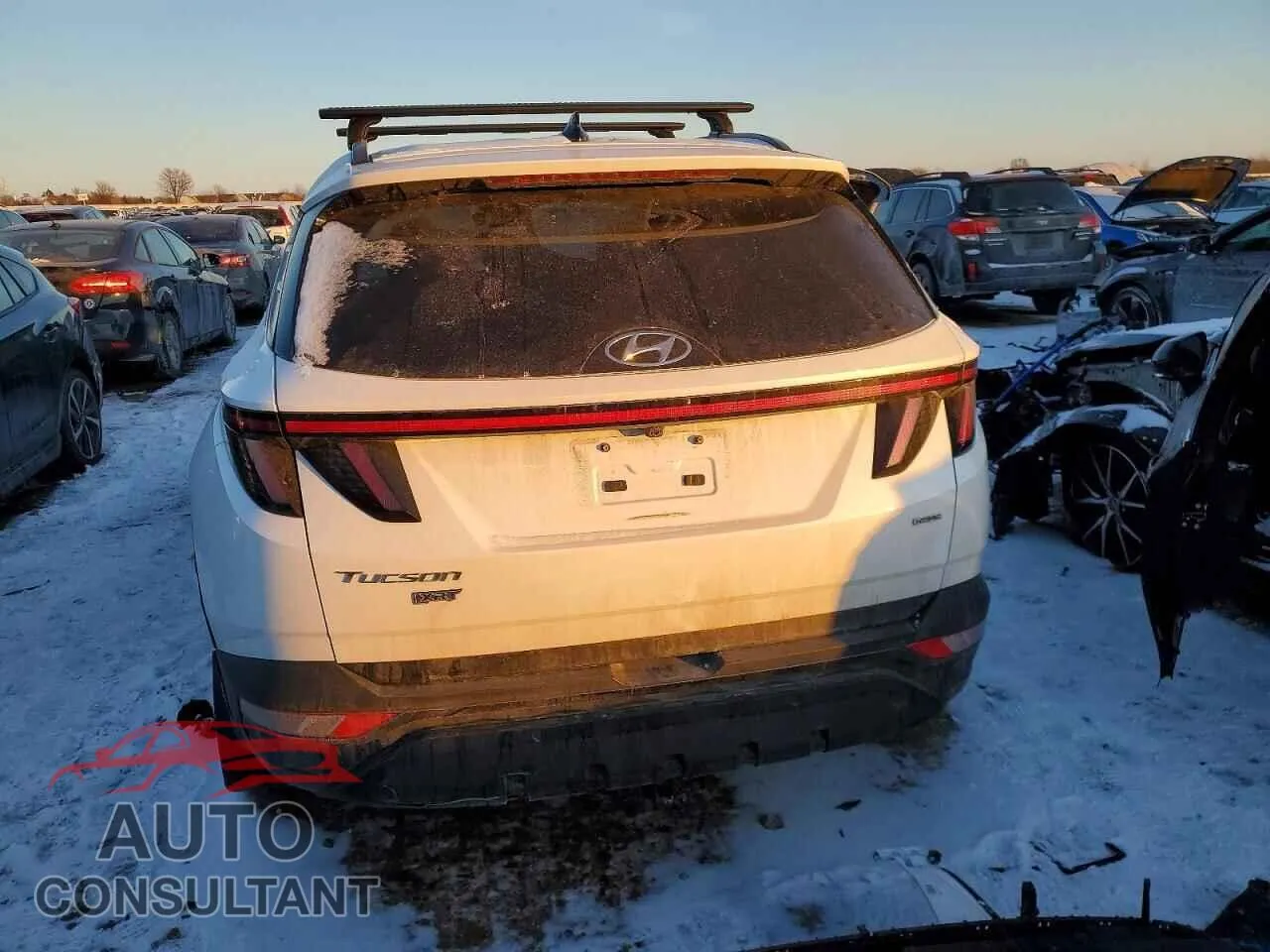 2023 HYUNDAI TUCSON Damaged VIN KM8JFCAE9PU177093 – engine bay