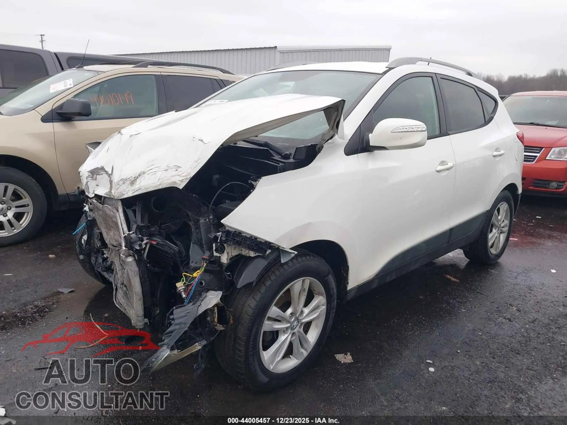 2012 HYUNDAI TUCSON Damaged VIN KM8JU3AC6CU360272 – rear exterior