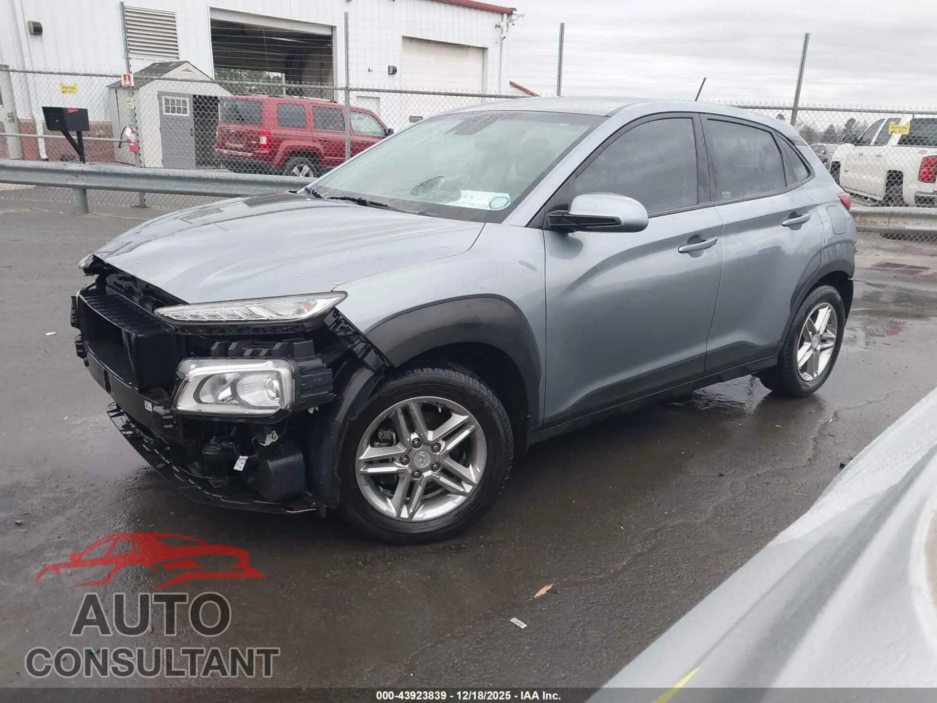 2021 HYUNDAI KONA Damaged VIN KM8K12AAXMU609955 – rear exterior