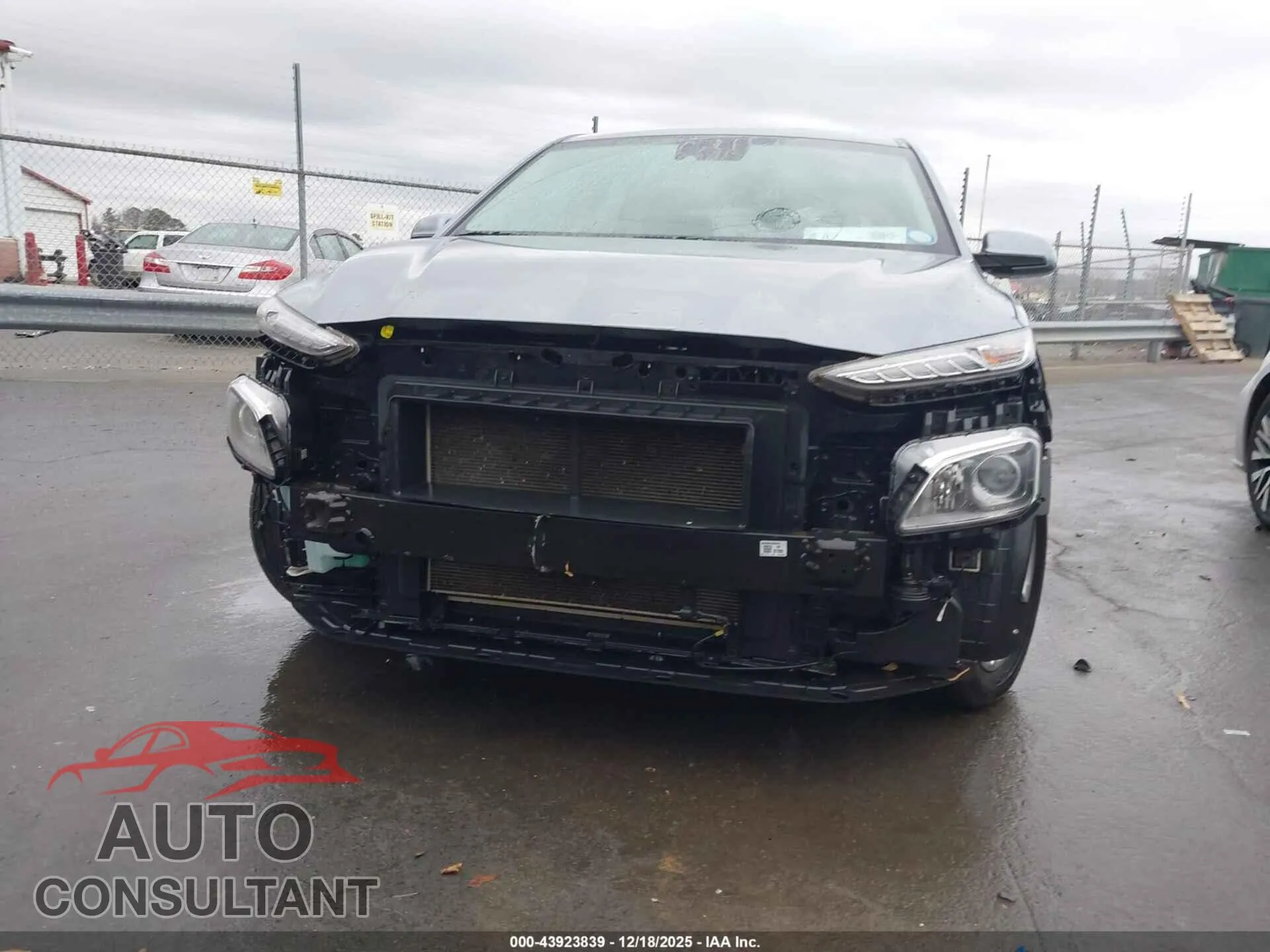2021 HYUNDAI KONA Damaged VIN KM8K12AAXMU609955 – engine bay