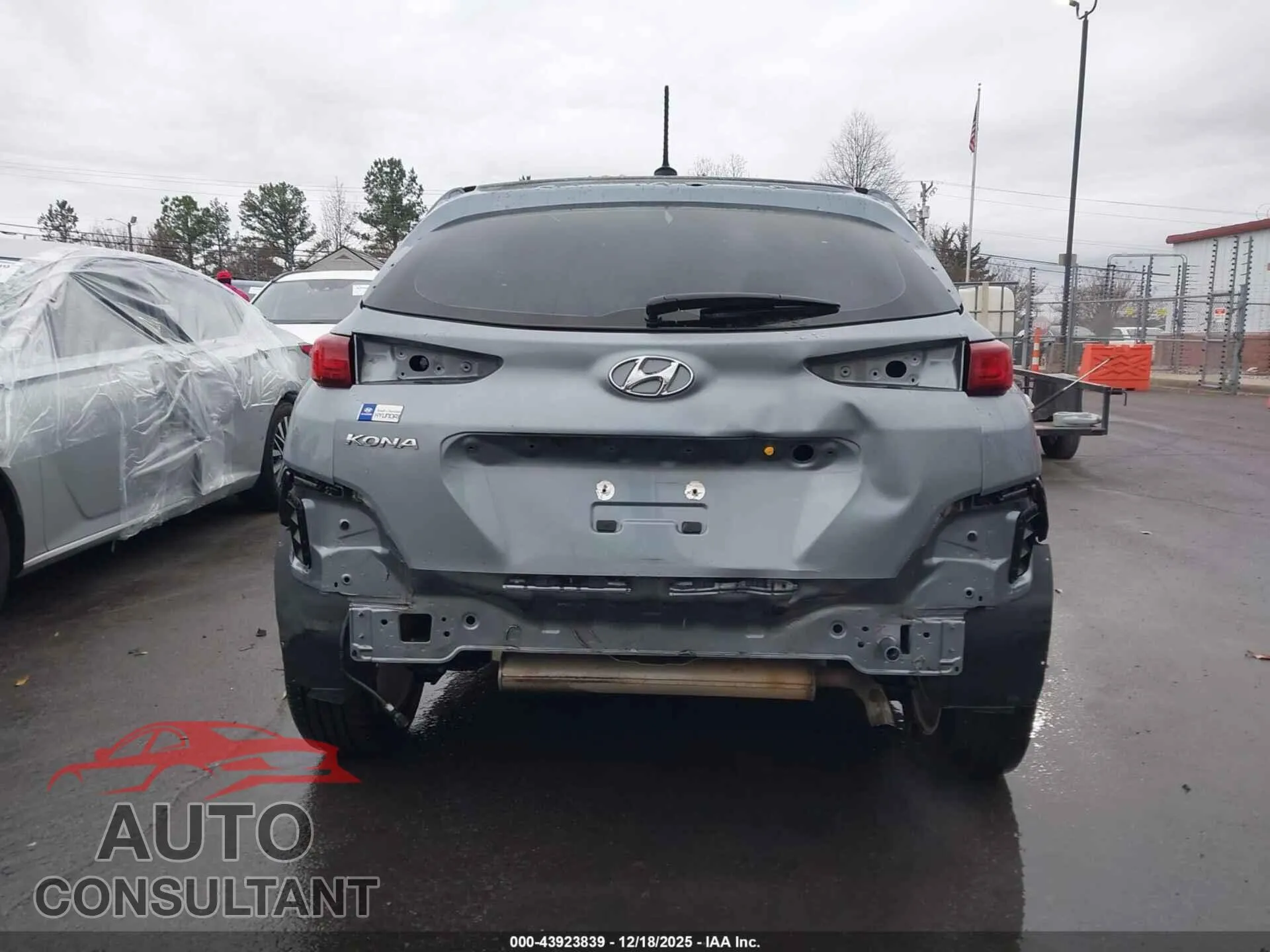2021 HYUNDAI KONA Damaged VIN KM8K12AAXMU609955 – photo 17