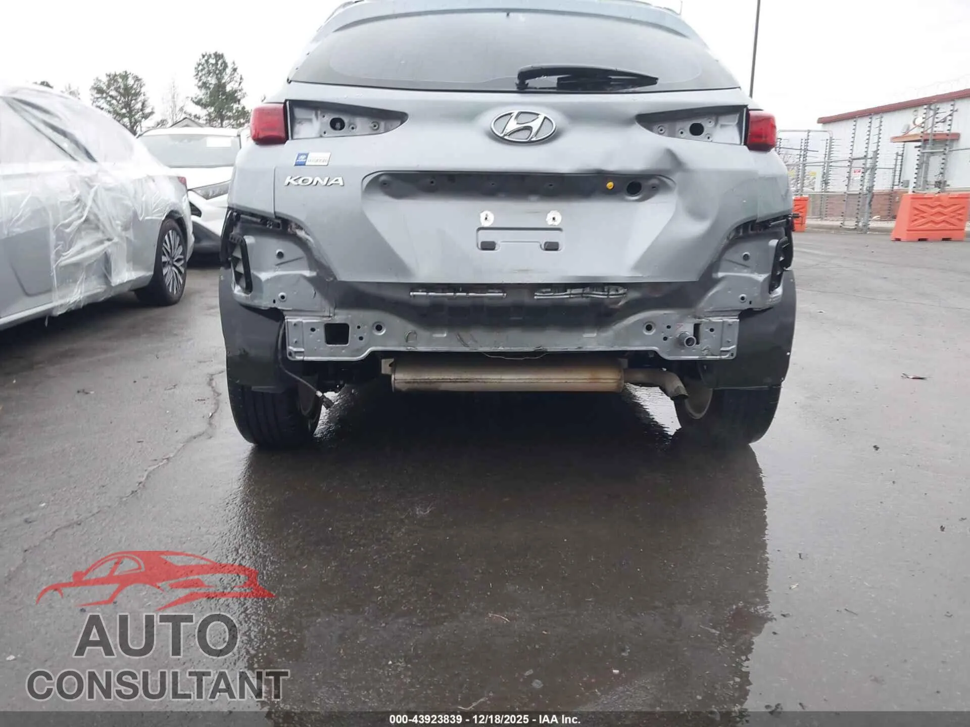 2021 HYUNDAI KONA Damaged VIN KM8K12AAXMU609955 – photo 18