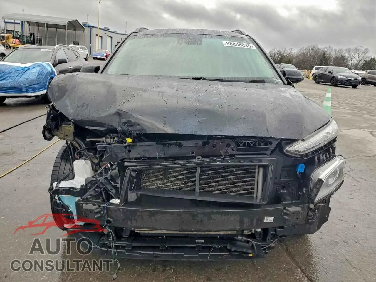 2021 HYUNDAI KONA Damaged VIN KM8K22AA8MU598922 – interior seats