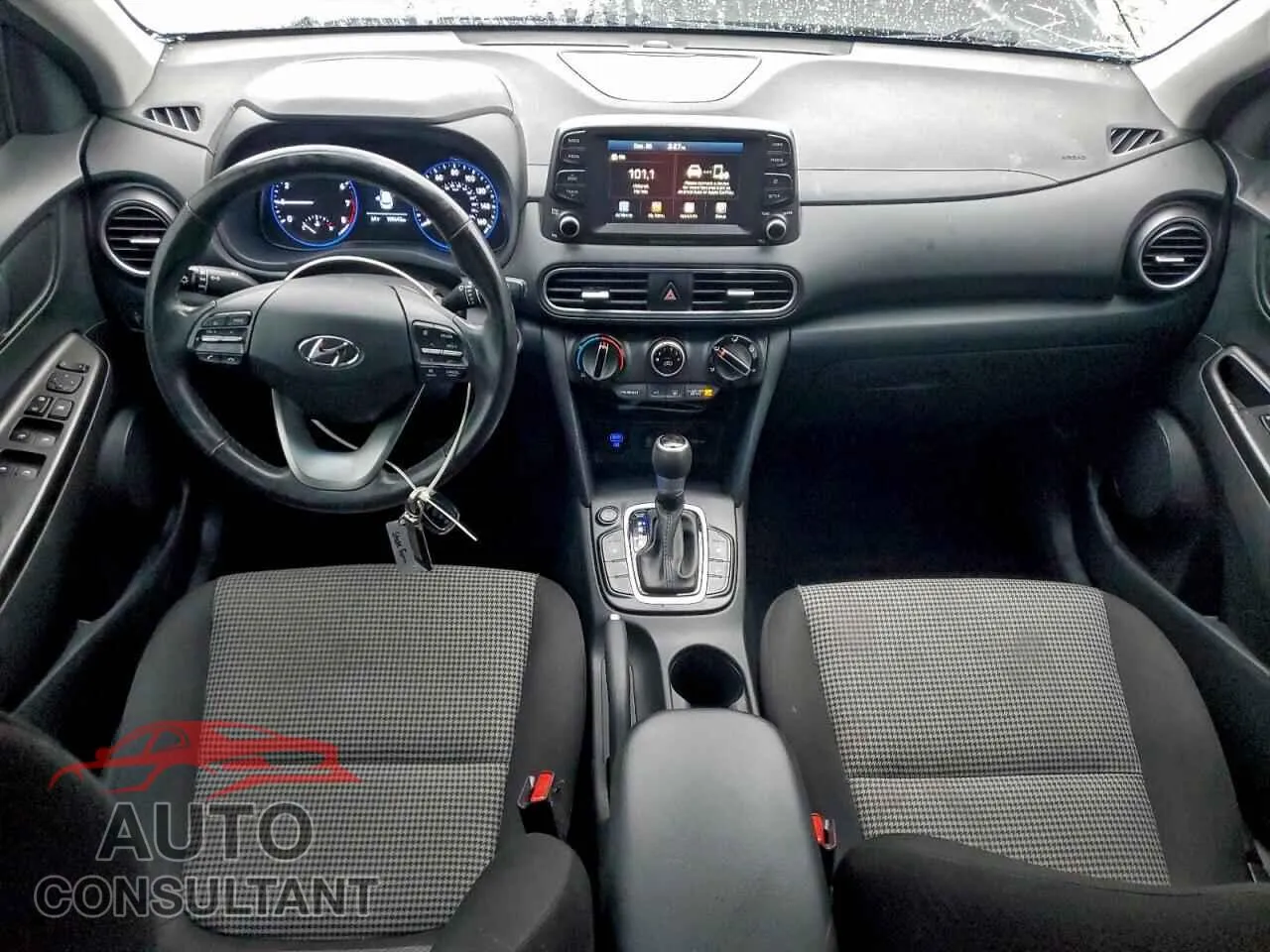 2021 HYUNDAI KONA Damaged VIN KM8K22AA8MU598922 – undercarriage