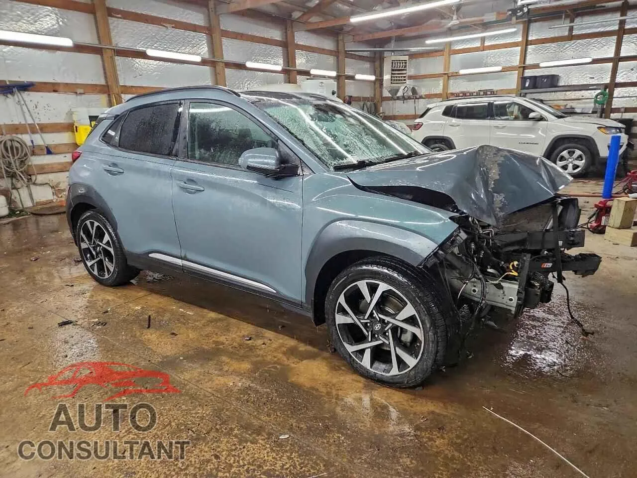 2022 HYUNDAI KONA Damaged VIN KM8K53A36NU861344 – dashboard
