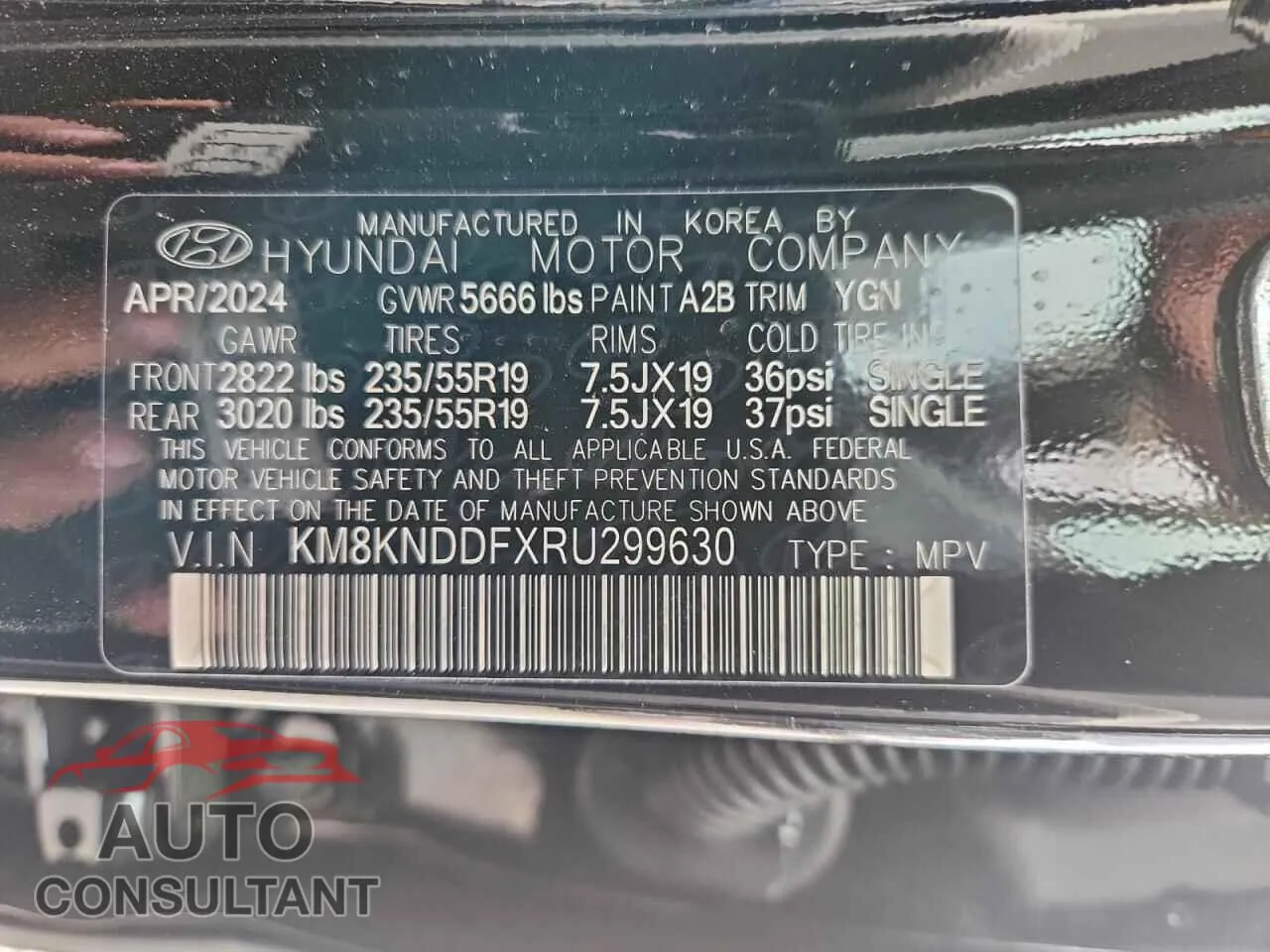 2024 HYUNDAI IONIQ Damaged VIN KM8KNDDFXRU299630 – photo 14