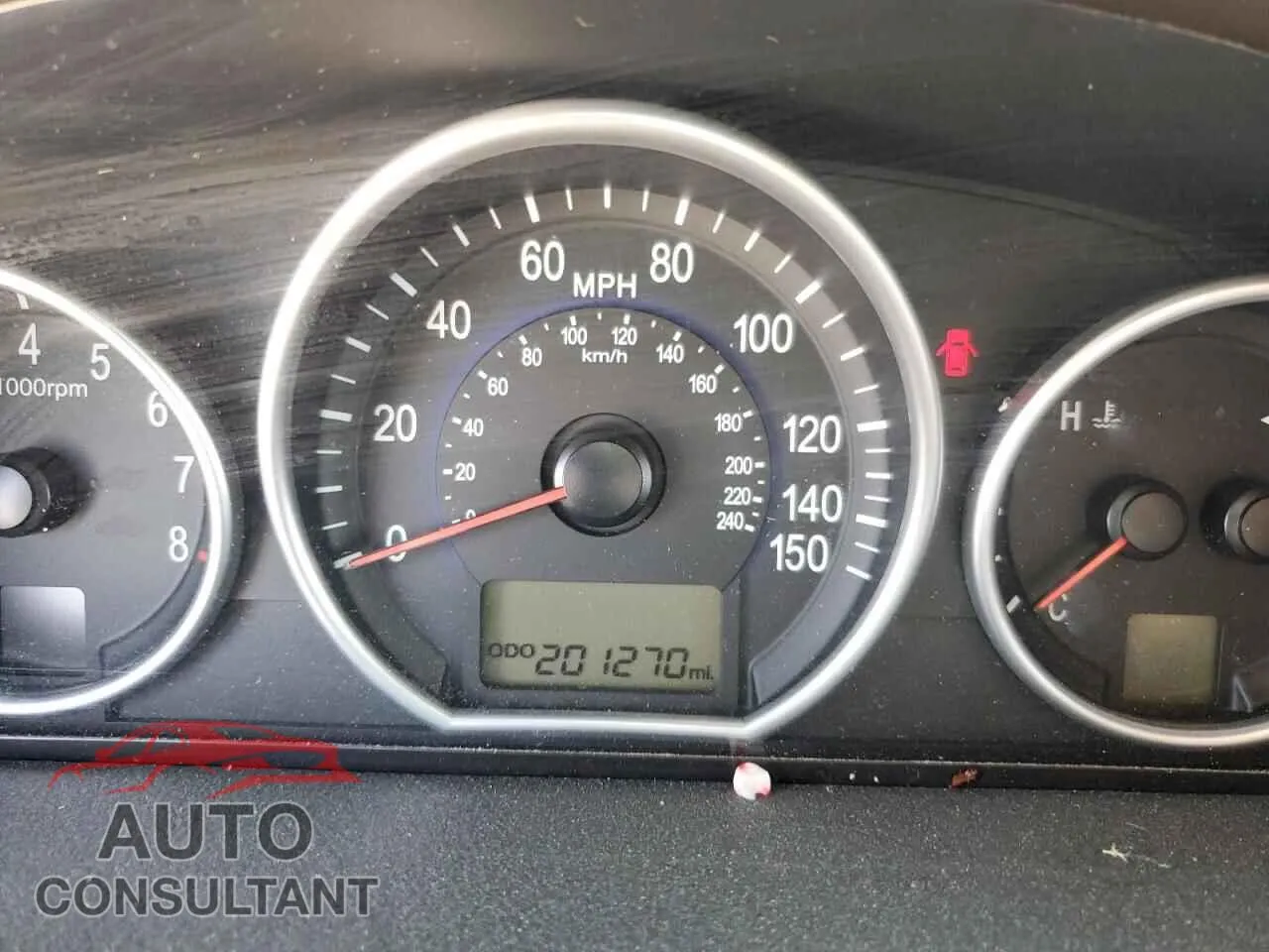 2008 HYUNDAI VERACRUZ Damaged VIN KM8NU73C08U070199 – trunk area