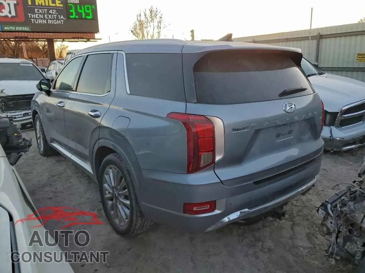 2020 HYUNDAI PALISADE Damaged VIN KM8R5DHE3LU150211 – rear exterior