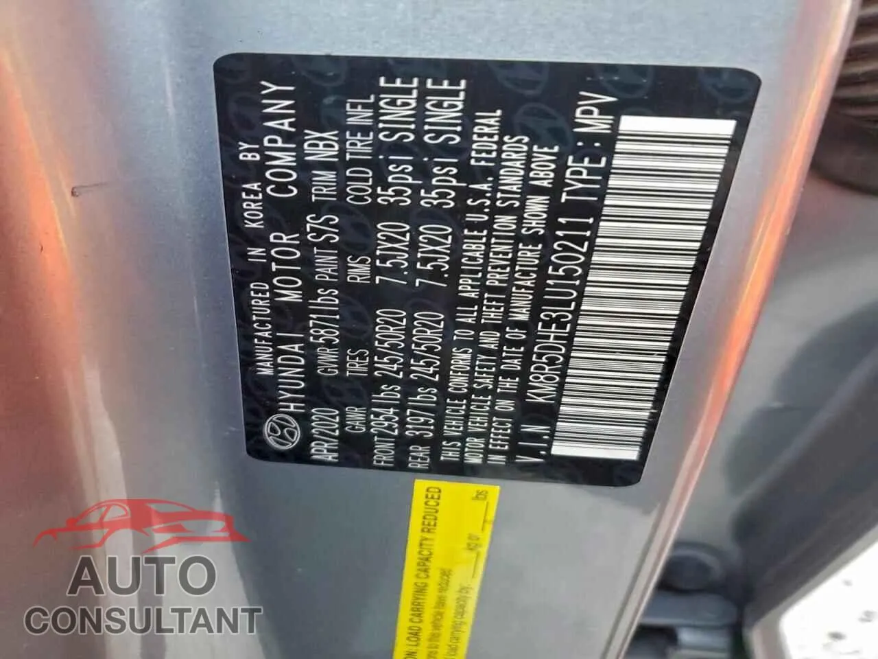 2020 HYUNDAI PALISADE Damaged VIN KM8R5DHE3LU150211 – photo 13