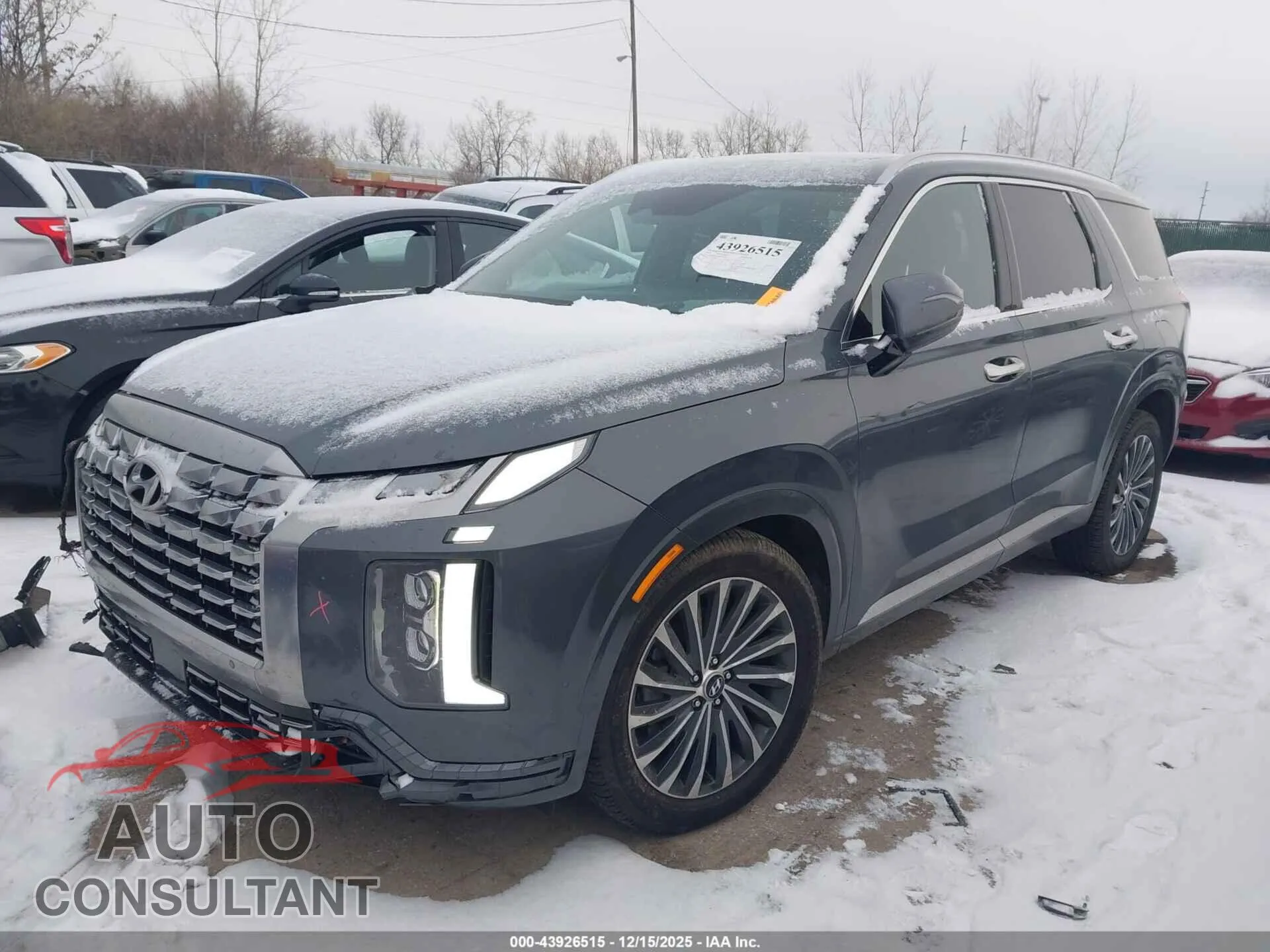 2023 HYUNDAI PALISADE Damaged VIN KM8R7DGE9PU636930 – rear exterior