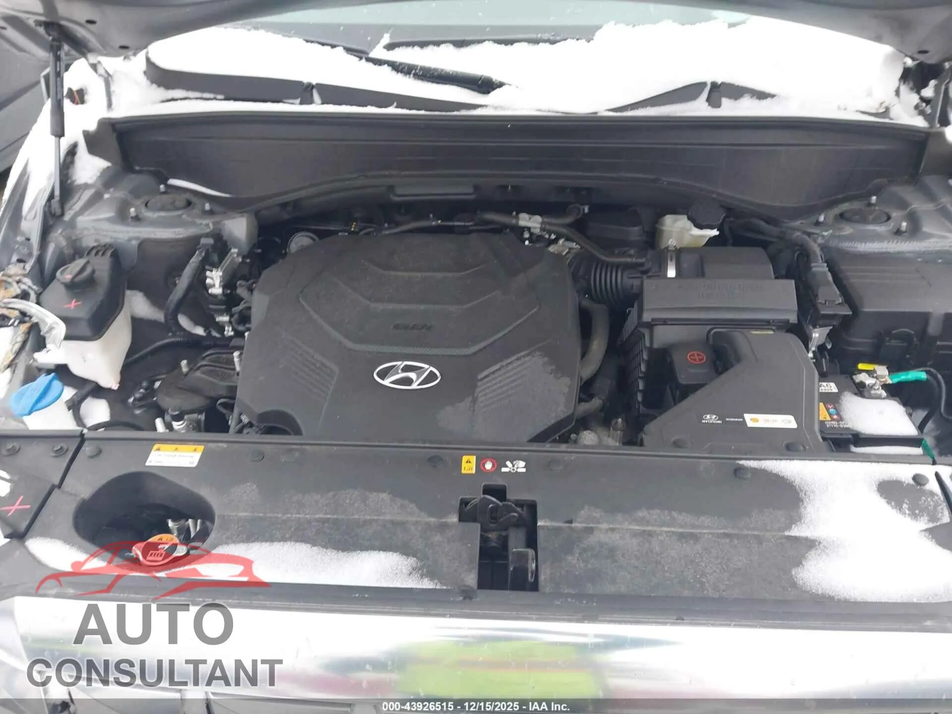 2023 HYUNDAI PALISADE Damaged VIN KM8R7DGE9PU636930 – odometer reading