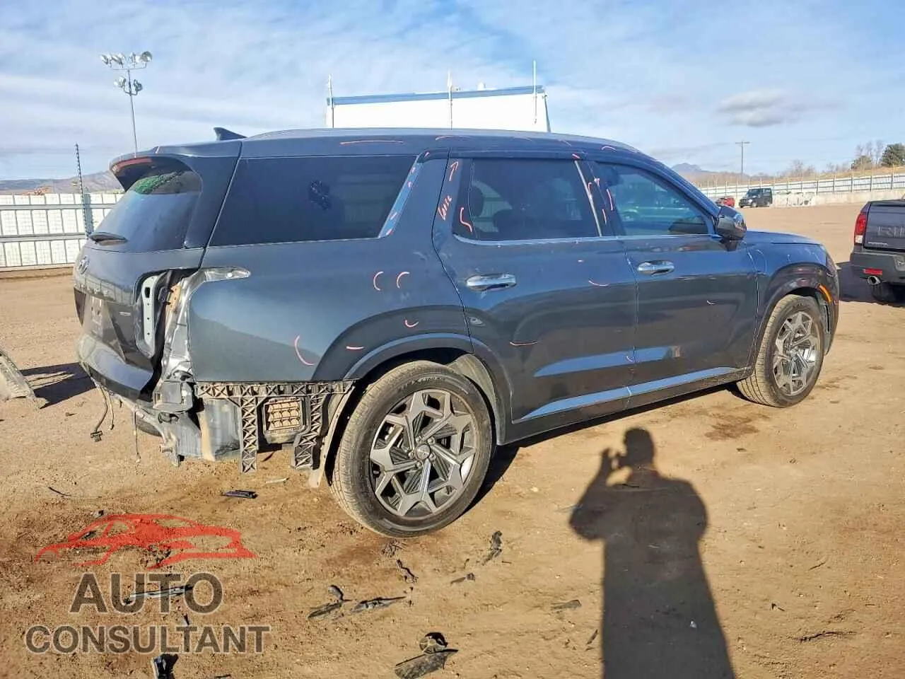 2021 HYUNDAI PALISADE Damaged VIN KM8R7DHE8MU251935 – side profile