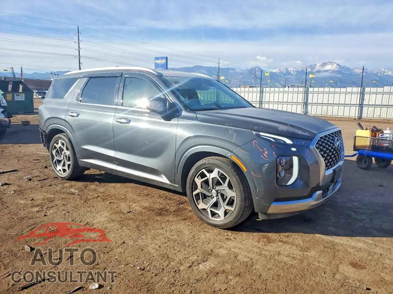 2021 HYUNDAI PALISADE Damaged VIN KM8R7DHE8MU251935 – dashboard
