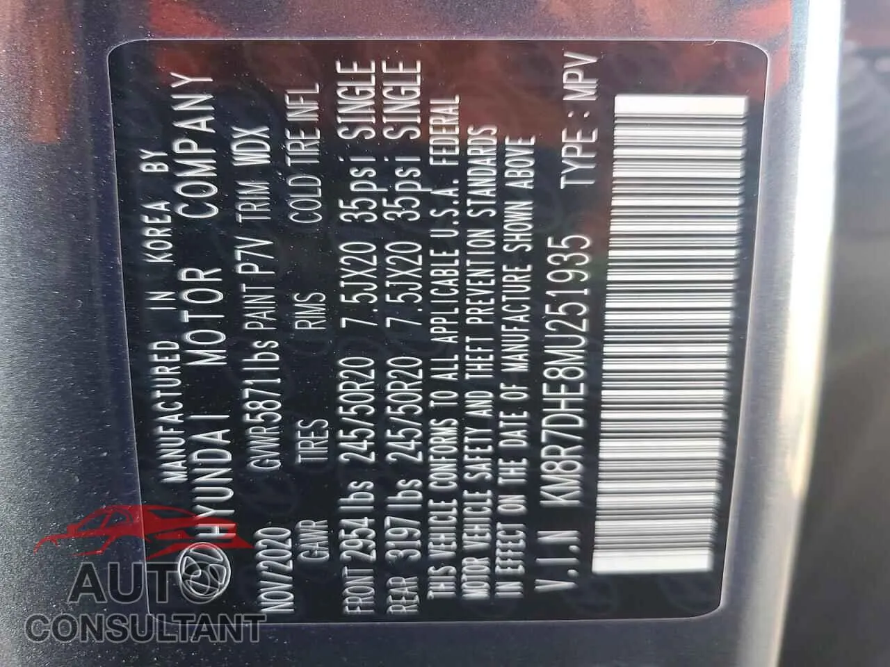 2021 HYUNDAI PALISADE Damaged VIN KM8R7DHE8MU251935 – photo 13