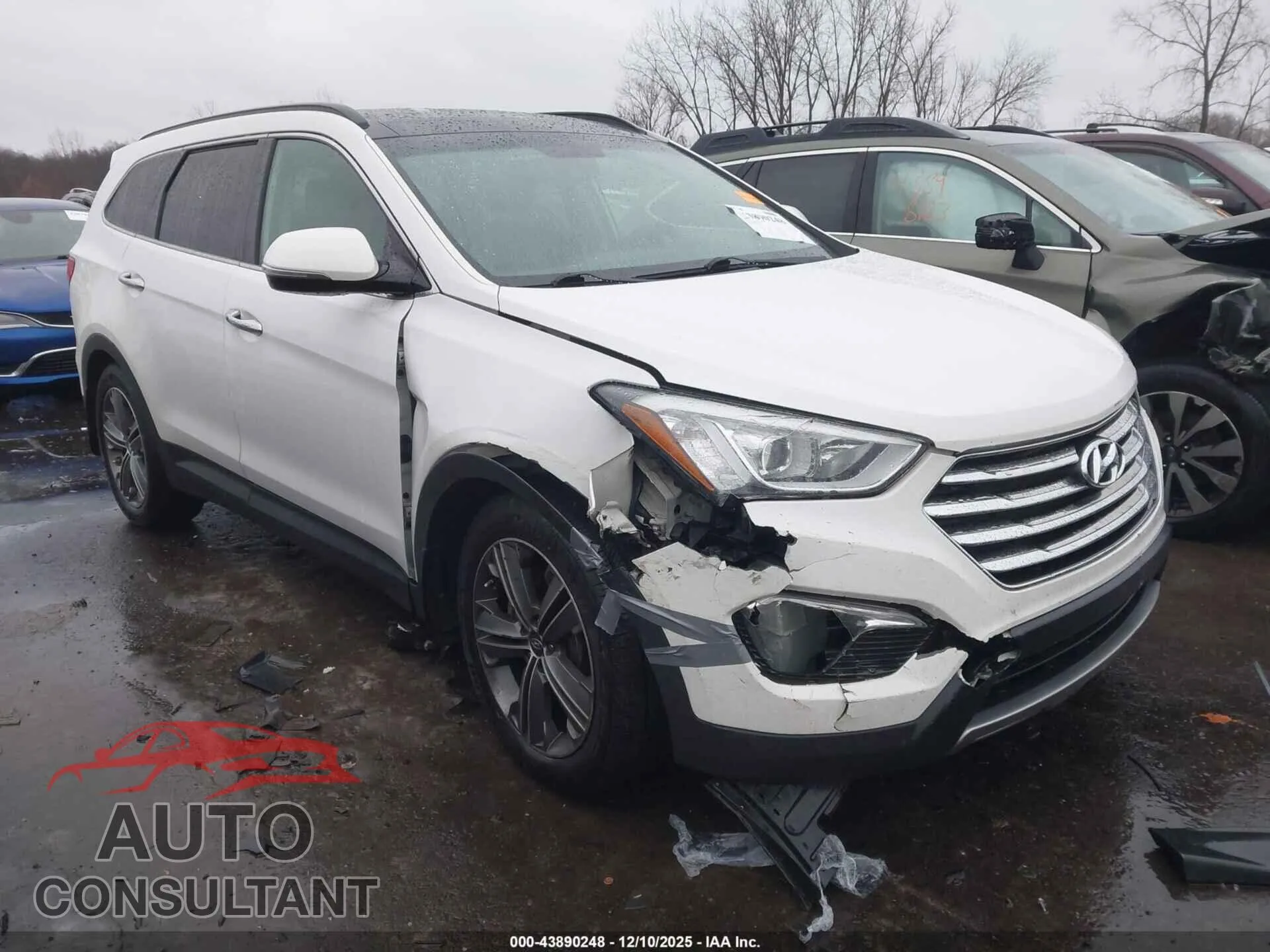 2014 HYUNDAI SANTA FE VIN KM8SRDHF7EU065731