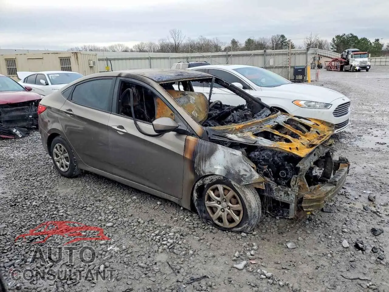 2014 HYUNDAI ACCENT Damaged VIN KMHCT4AE0EU715569 – dashboard