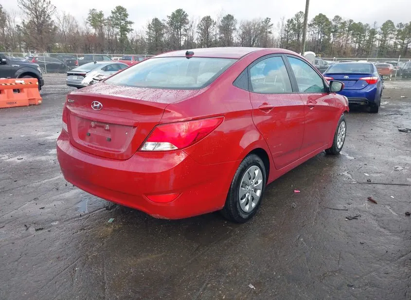 2017 HYUNDAI Accent Used VIN KMHCT4AE5HU361455 – trunk area