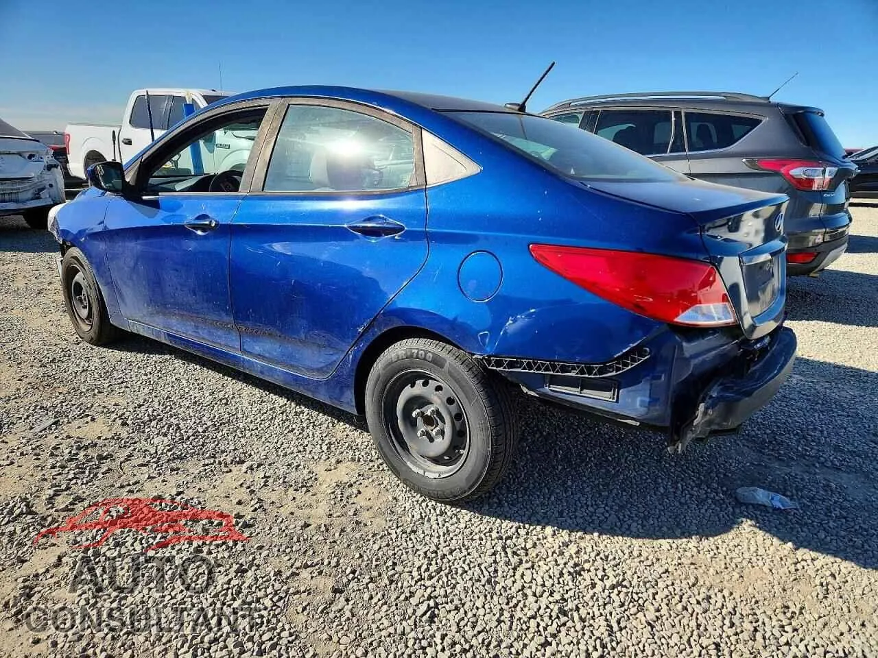 2017 HYUNDAI ACCENT Damaged VIN KMHCT4AE6HU245116 – rear exterior