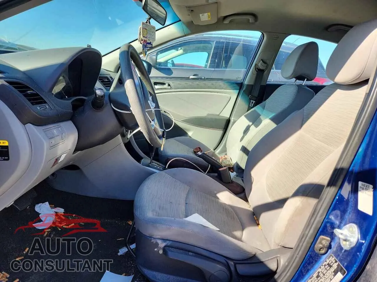 2017 HYUNDAI ACCENT Damaged VIN KMHCT4AE6HU245116 – exterior detail