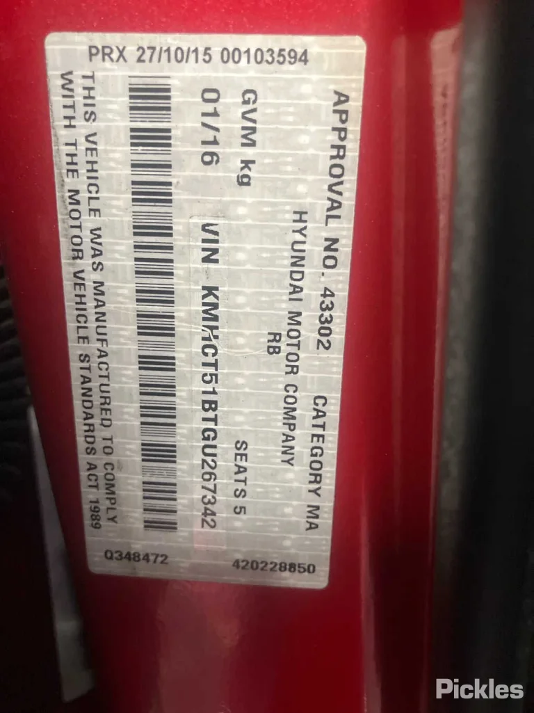2016 Hyundai Accent Damaged VIN KMHCT51BTGU267342 – photo 14