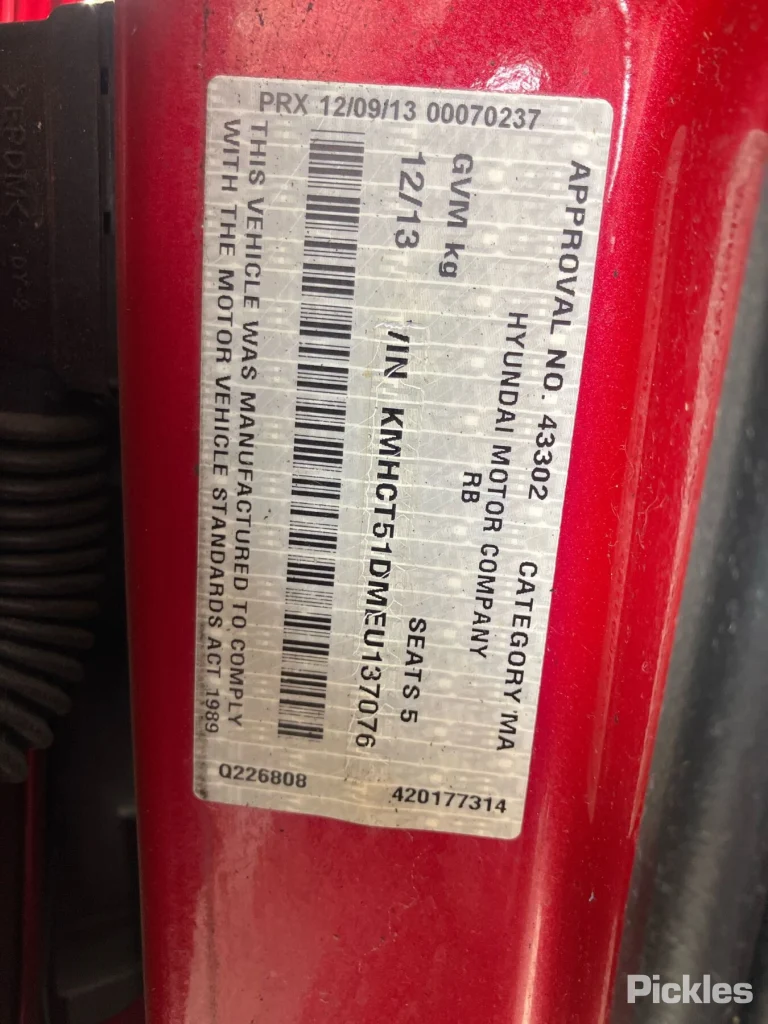 2013 Hyundai Accent Damaged VIN KMHCT51DMEU137076 – photo 14
